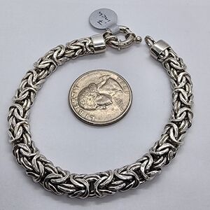 Brand New Sterling Silver 925 Hand Crafted Bracelet